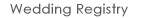 Wedding Registry
